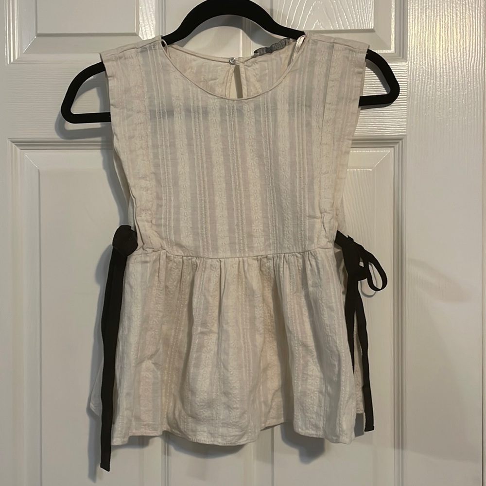 Zara peplum top